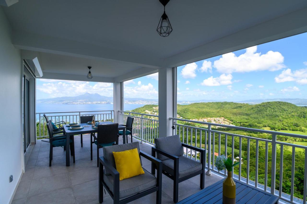 Villa Edina , Exceptionnel Aux Trois Ilets,T3 Vue Incroyable Sur Fdf Les Trois-Ilets Luaran gambar