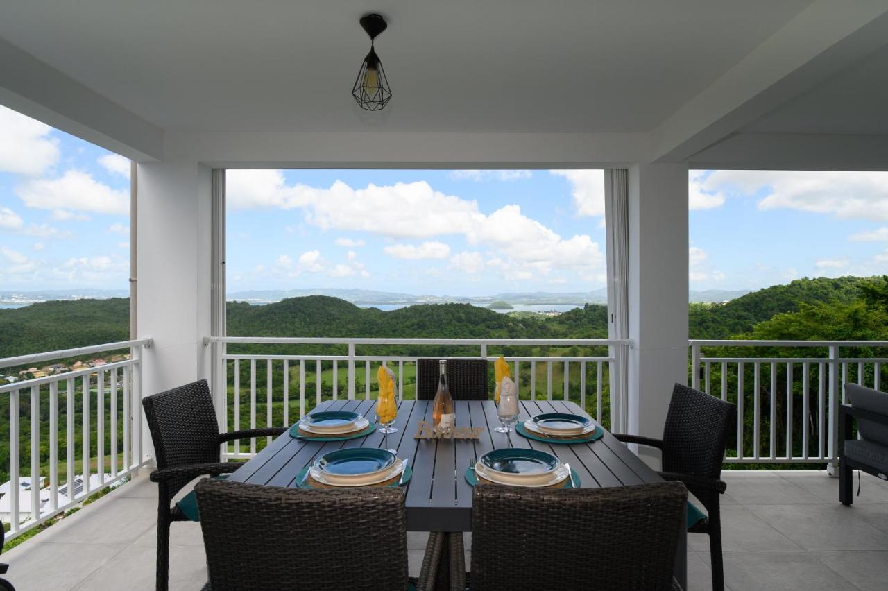 Villa Edina , Exceptionnel Aux Trois Ilets,T3 Vue Incroyable Sur Fdf Les Trois-Ilets Luaran gambar